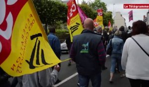 Saint-Brieuc. 60 salariés de la SNCF manifestent