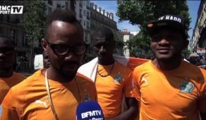 Football / Les supporters ivoiriens comptent sur leur guide Didier Drogba - 18/06