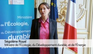 Ségolène Royal reçoit Connie Hedegaard, commissaire européenne à l'action pour le climat