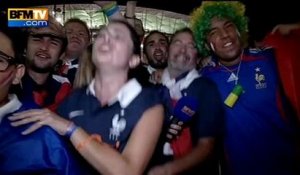 Mondial 2014: les supporters français chantent la Marseillaise après la victoire des Bleus - 20/06