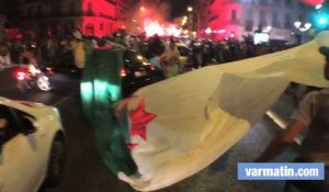 Les supporters des Fennecs fêtent la qualification de l'Algérie à Toulon