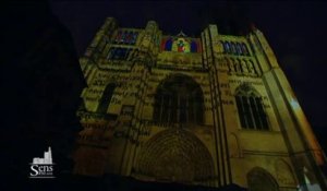 La cathédrale de Sens fête ses 850 ans en 2014 : extrait du spectacle "Lumières de Sens"