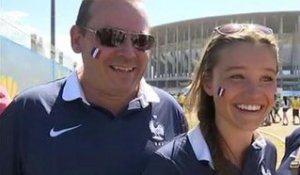 Mondial 2014: les Français affluent vers le stade de Brasilia pour le match France-Nigeria - 30/06