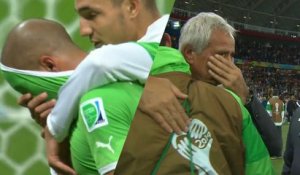 Les larmes de Feghouli et Halilhodzic après Allemagne-Algérie