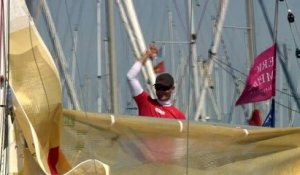 Interview de Jérémie Beyou, vainqueur d'étape et vainqueur de La Solitaire.