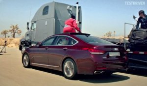 Hyundai : un convoi de voitures sans conducteur