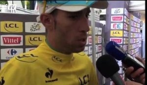 Cyclisme / Nibali : "Content de garder le maillot jaune" 07/07