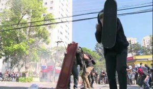 Sao Paulo: des échauffourrés avant le coup d'envoi de la Coupe du monde