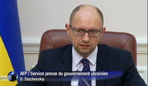 Le Premier ministre ukrainien s'exprime sur la coupure du gaz par la Russie