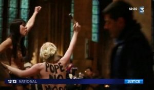 Une amende requise contre les Femen qui avaient dégradé une cloche de Notre-Dame