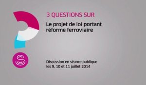 [Questions sur] Le projet de loi portant réforme ferroviaire