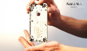 La coque arrière de l'iPhone 6 en vidéo