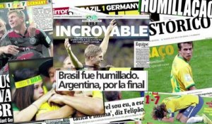 Allemagne Brésil 7-1 : les réactions violentes des journaux du monde entier!