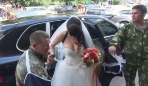 En Ukraine, mariage en treillis pour un commandant séparatiste