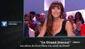 Zapping TV : les larmes de Doria Tillier pour sa dernière météo sur Canal+