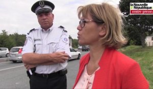 VIDEO. Poitiers : contrôles de police sur la route des départs