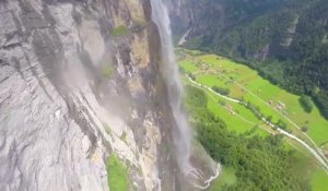 Wingsuit Waterfall