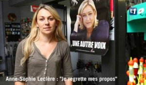 Anne-Sophie Leclère : "je n'irai pas en prison"