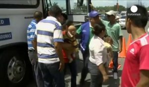 Retour au pays pour des migrants d'Amérique centrale aux Etats-Unis