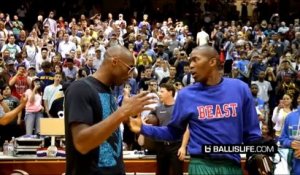 La visite surprise de Kobe Bryant à la ligue d'été de Seattle