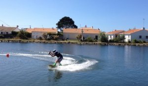 1er téléski nautique en Vendée