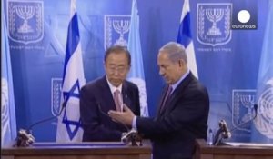 Ban Ki-Moon en Israël : " Arrêtez de combattre, commencez à parler "