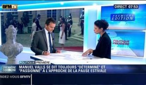Politique Première: La satisfaction de Manuel Valls - 24/07