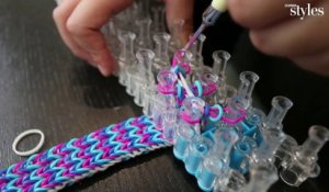 Tuto. Comment réaliser un Rainbow Loom à 3 rangées?