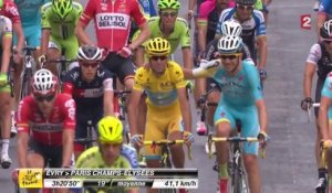 Tour de France : Marcel Kittel s'impose une nouvelle fois sur les Champs-Elysées