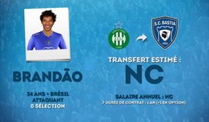 Officiel : Brandão quitte Saint-Étienne pour Bastia !