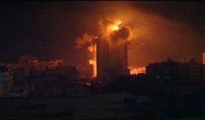 Les locaux des médias du Hamas visés par des missiles israéliens