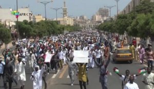 Au Sénégal, marche de soutien aux palestiniens