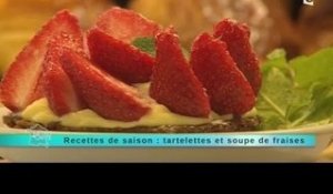 Recette de saison : Tartelettes et Soupe de Fraises avec Thierry Marx