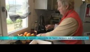 Recette de saison : la cassolette de Saint Jacques aux champignons