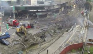 Explosions de gaz meurtrières à Taïwan: au moins 24 morts