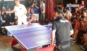 PSG : Cavani et Blanc épatent les Chinois ... au tennis de table