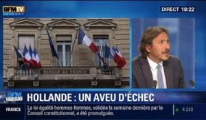 BFM Story: Rentrée économique "difficile": un aveu d'échec du gouvernent Hollande ? - 05/08