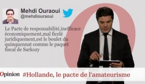 #tweetclash : #Hollande, le pacte de l'amateurisme