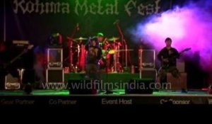 Faded Black's rocking performance at the Kohima Metal Fest 2012