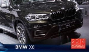 Le BMW X6 en direct du Mondial de l'Auto 2014