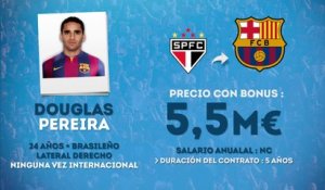 Douglas Pereira ficha por el FC Barcelona