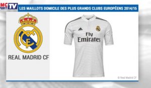 Les maillots domicile des plus grands clubs européens 2014/15