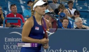 Cincinnati - Wozniacki accroche Kerber