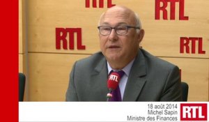 Michel Sapin souhaite "amplifier" et "pérenniser" la baisse d'impôt