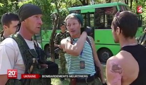 Dans l'est de l'Ukraine, les bombardements meurtriers sèment la peur