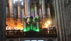 Le Doudou chanté pour la dernière fois avec l'orgue de Sainte-Waudru à Mons