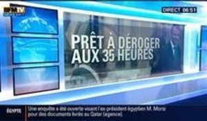 Politique Première: Emmanuel Macron s'est dit prêt à autoriser les entreprises à déroger aux 35 heures - 28/08