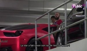 Exclu vidéo : Justin Bieber avec sa Ferrari quelques minutes après son accrochage avec un paparazzi !