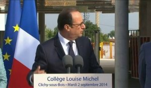 Hollande annonce "un grand plan numérique pour l'école"