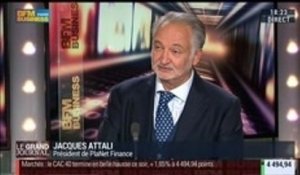 Jacques Attali, président de PlaNet Finance, dans Le Grand Journal - 04/09 1/3